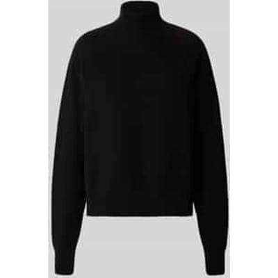 Gebreide pullover met opstaande kraag