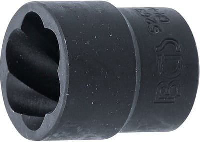 BGS spiraalprofiel bougiesleutelinzet / schroefuitdraaier aandrijving binnenvierkant 12,5 mm (1/2") SW 21 mm - 5269-21