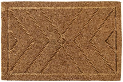 Home deco factory Deurmat Lineair - rechthoek - 40 x 60 cm - borstelmat - kokosvezel