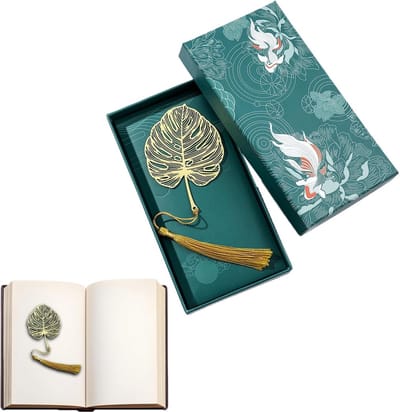 Bamboe Boekenlegger met Persoonlijke Gravure, Stijlvol Metaal, Perfect Cadeau voor Moeder en Grootmoeder, Uniek en Handgemaakt, Ideaal voor Boekenliefhebbers