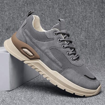 zomer Mode Heren Sneakers Lente Alles-match Casual Schoenen Outdoor Hardlopen Verhoogde Platform Schoenen Sapatos Formais Masculinos 44 grijs