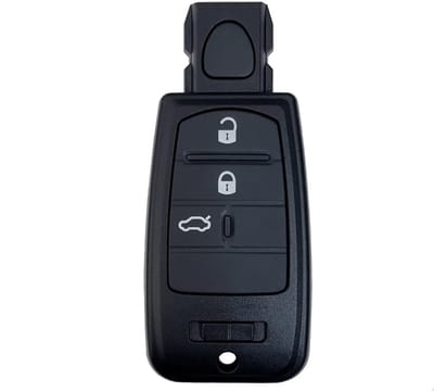 XEOD Autosleutelbehuizing - sleutelbehuizing auto - sleutel - Autosleutel / Geschikt voor: Fiat Croma 3 knops
