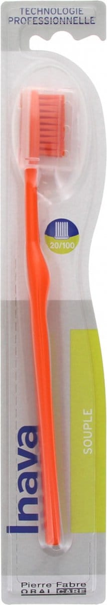 Inava Zachte Tandenborstel 20/100 (Kleur : Oranje)