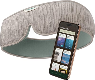 Draadloze Slaapkoptelefoon met Verduisterend Masker en Geluidstherapie
