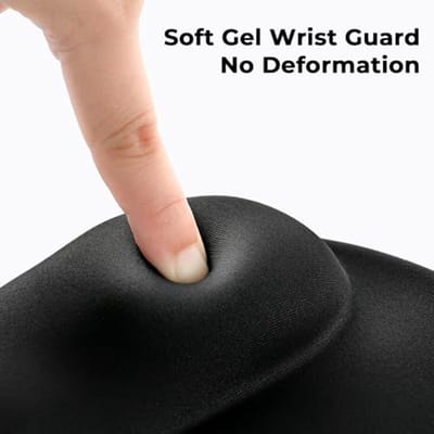 Ergonomische Muismat met Gelpolssteun voor Kantoor en Gaming - Comfortabel en Antislip