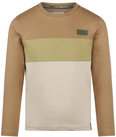 Koko Noko Jongens T-shirt - Dark sand