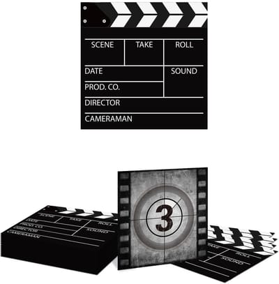 Dailygoods- Servetten 20 Stuks - Papieren Servetten - Filmthema Servetten - Wegwerp Servetten - Feestdecoraties - Hoogwaardige Kwaliteit - Feestservetten