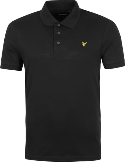 Lyle and Scott Polo Zwart - Maat XS - Heren
