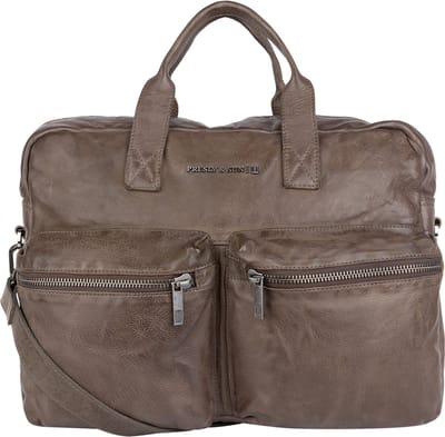 Presly & Sun Heren - Leren tas - Olive