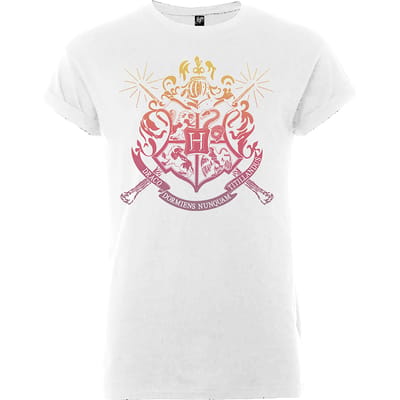 Harry Potter Hogwarts T-shirt - Wit - S