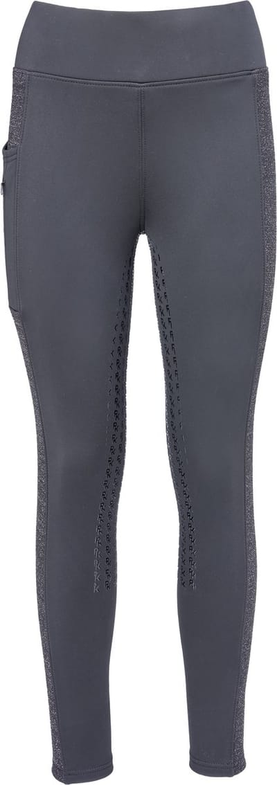 PK International - Rijlegging - Technical Tights - Stretch - Full Grip - Toledo - Black - Zwart - S/36