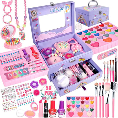 Make up Koffer Meisjes - Set met Inhoud Kinderen - Speelkoffer