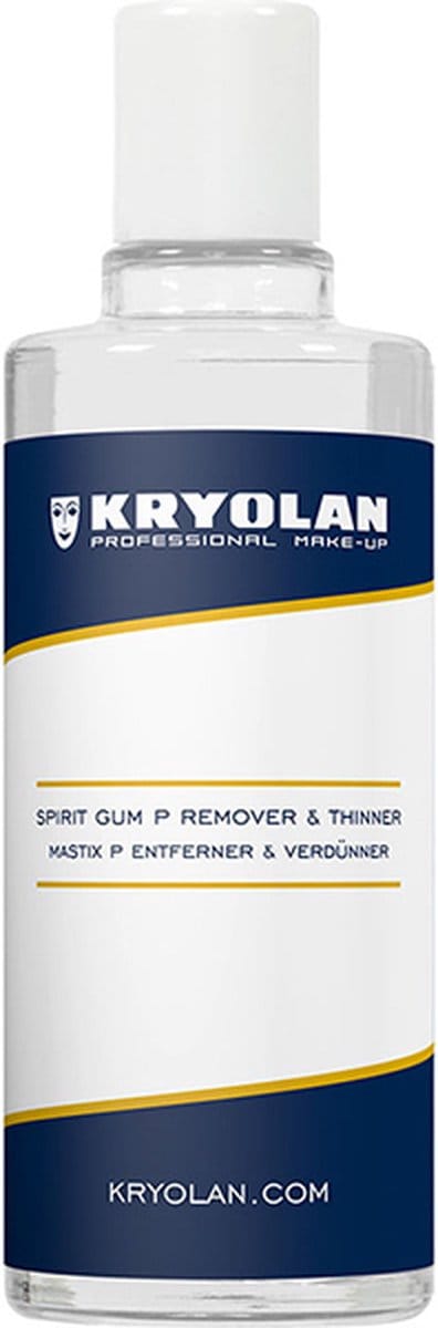 Kryolan Spirit Gum P Remover - Baardlijm Remover - Huidlijm Remover - 100 Ml