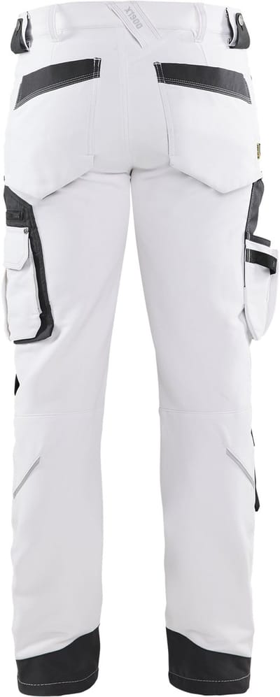 Blaklader Schildersbroek met 4-weg stretch 1089-1645 - Wit/Donkergrijs - D112