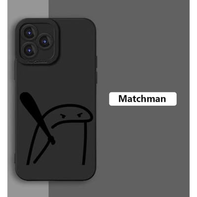 Cartoon Lucifiguur Siliconen Telefoonhoesje Voor Xiaomi Mi 13 12 11 Lite 5G NE 11T 12T 12 13 Pro Poco F5 X5 X3 X4 Pro F3 Cover For Poco F3 black