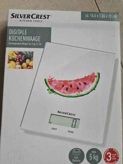 Silvercrest Digitale keukenweegschaal Meloen
