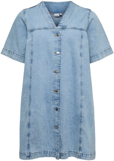 Vero Moda Curve Denim jurk VMCFONDA Korte jurk