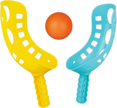 Schepbal Spel - Vangbal Set - Buiten Spelen - Duurzaam ABS Materiaal - 36 cm - Blauwgroen