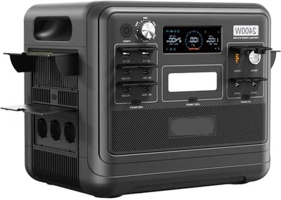 F2400 Draagbare Zonne-Generator – Power Station – Portable Accu – Noodstroomvoorziening – Zonne-Accu – 2048Wh Capaciteit – 2400W Zuivere Sinusgolf Uitgang
