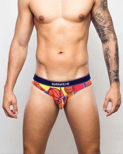 SUPAWEAR POW Brief Balls - MAAT S - Heren Ondergoed - Slip voor Man - Mannen Brief