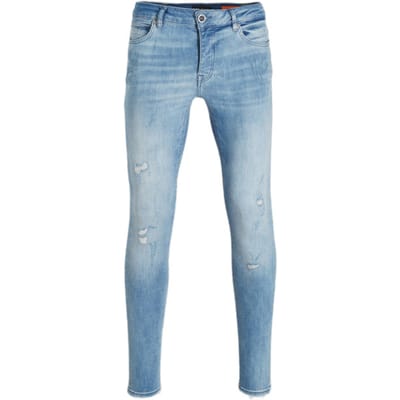 Cars Jeans - Heren Jeans - Heren - W30 X L34 - Blauw - Katoen - Aron super skinny
