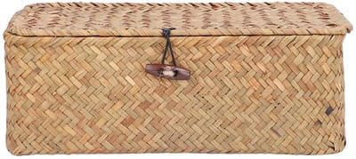 Dailygoods- Opbergmand met deksel - Opbergmand rechthoekig - Opbergmand speelgoed - Opbergmand kinderkamer - Opbergmanden - Stofdicht ontwerp met elastische band - Opbergmandje