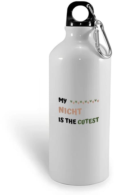 Hacebo® - my nicht is the cutest waterfles - Nicht - schattige nicht - verjaardagscadeau - verjaardag - cadeau - cadeautje voor nicht - nicht artikelen - kado - geschenk - gift - water fles - 400ML