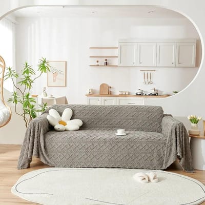 Grote Pluche Sofa Handdoek Zacht Volledige Worp Deken Volledige Ligstoel Sofa Beschermhoes Woonkamer Beddengoed Bank Kussen Sofa Hoes 180x130cm