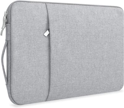Draagbare Laptoptas voor 13 Inch MacBook met A18 Pro Chip - Beschermende Canvas Sleeve met Handvat voor Studenten en Kantoorgebruik