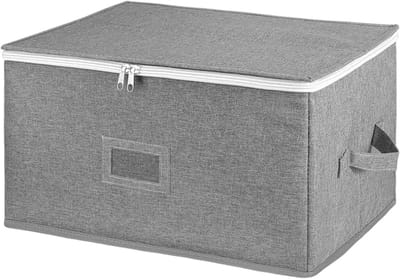 Opbergdozen Glas Servies - Bewaarboxen Delicaat Servies - Verhuizen Opslag - Individuele Vakken - 43 x 30 x 25.5 cm