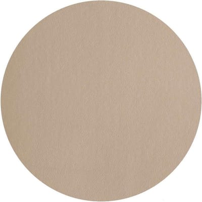 ASA Selection | Placemat | Leather Optic Fine | Rond | PVC - Lederoptiek | Beige | 38CM