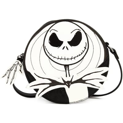 Danielle Nicole Nightmare Before Christmas Jack Skellington crossbodytas One Size wit/zwart