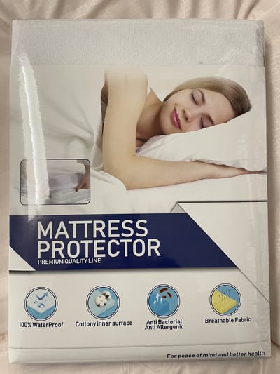Waterdichte matras/topper beschermer - waterafstotend - Molton - Hoeslaken- 90x200 cm