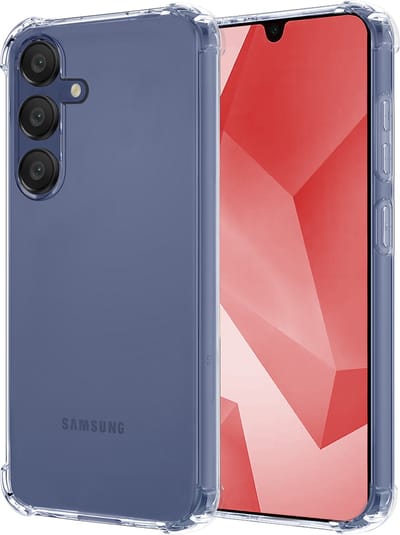 Hoesje - Geschikt voor Samsung Galaxy A16 - Sterk & Shockproof - Siliconen Case - Back Cover - Telefoon Hoes Shock Proof - Transparant