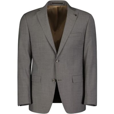 Roy Robson Colbert Faux Uni Wool Blend Bruingrijs / male