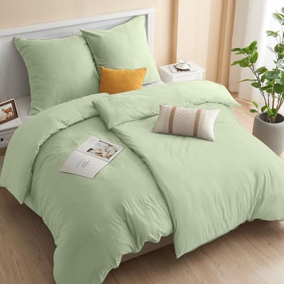 Dailygoods- Beddengoedset 135 x 200 cm - 4-delig - Dekbedovertrekken 2x80 x 80 cm - Microvezel - Strijkvrij - Hypoallergeen - Dekbedovertrek