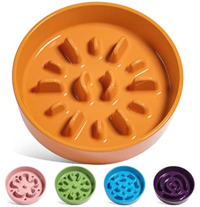 Keramische Slow Feeder Hondenbak voor Kleine Rassen - Puzzelkom voor Snelle Eaters