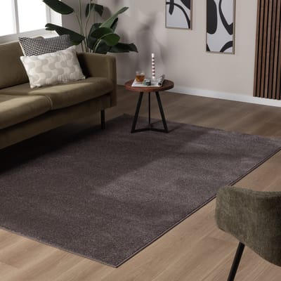NATURL. Laagpolig vloerkleed - Essenza Donkergrijs - 200x290cm