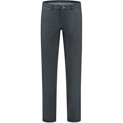 Com4 Broek Modern Chino Collection Fine Mini Pattern Navy / male