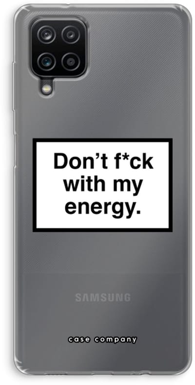 Hoesje geschikt voor Samsung Galaxy A12 hoesje - My energy - Soft Cover Telefoonhoesje - Bescherming aan alle Kanten en Schermrand