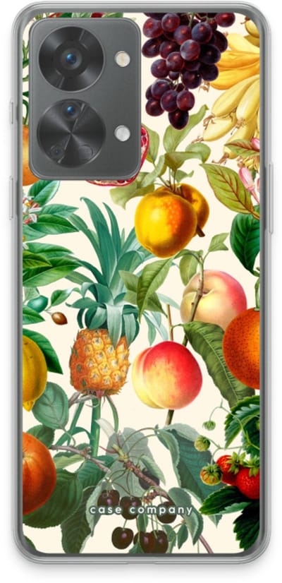 Case Company® - Hoesje geschikt voor OnePlus Nord 2T hoesje - Classic Flora - Soft Cover Telefoonhoesje - Bescherming aan alle Kanten en Schermrand
