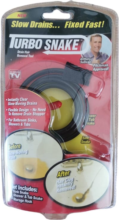 Turbo Snake - Afvoerreinigingsset - Wasbak - Douche - Bad - Gootsteen
