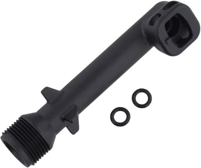 Inlaatboog Hogedrukreiniger - Reserveonderdeel Reiniger - Efficiënt Reinigen - Lekvrije Verbinding - 15 x 10 x 5 cm - Zwart
