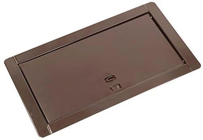 Schoorsteendeur bruin 13 x 26 cm - Perfecte keuze voor uw haard of kachel