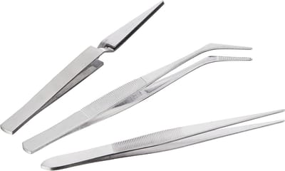 Set van 3 pincetten voor modelbouwaccessoires