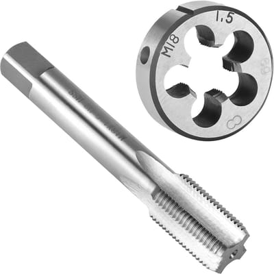 Draadsnijtap M18x1.5mm Set voor Tappen en Ronde Draadmatrijzen