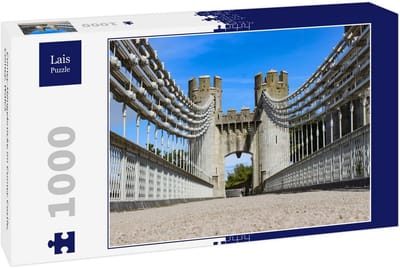 Puzzel 1000 stukjes Conwy Kasteel en Brug Wales