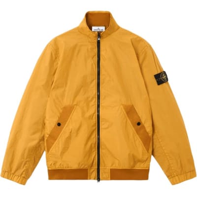 Stone Island Série Printemps Été SS26 Veste à Fermeture Éclair Coupe-vent Imperméable Vestes Unisexes L1S154100111S0A23-V0034 M orange