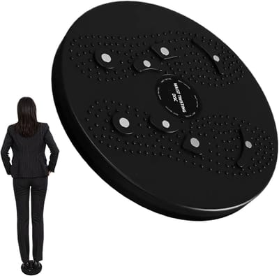 Torsietrainingsmachine - Buikspiertrainer - Taille Draaien - Met Voetmassage - 25x25x3.5cm