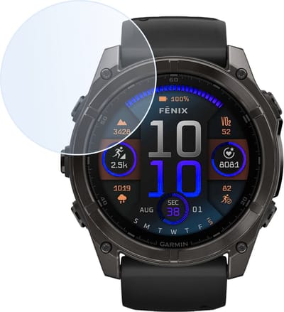 Screenprotector Geschikt voor Garmin Fenix 8 Solar (51 mm) Screenprotector Glas Gehard Screen Cover - Screen Protector Geschikt voor Garmin Fenix 8 Solar Screenprotector Tempered Glass